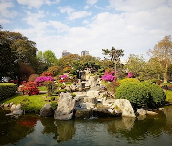 El Jardín Japonés teñido de