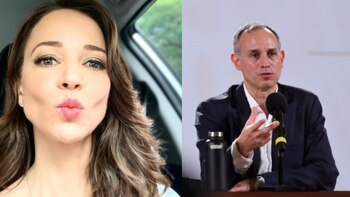 El ex presidente de México defendió a la actriz que escupiría en la cara de Hugo López-Gatell (Foto: Instagram / @laisha_wilkins / @hlgatell)