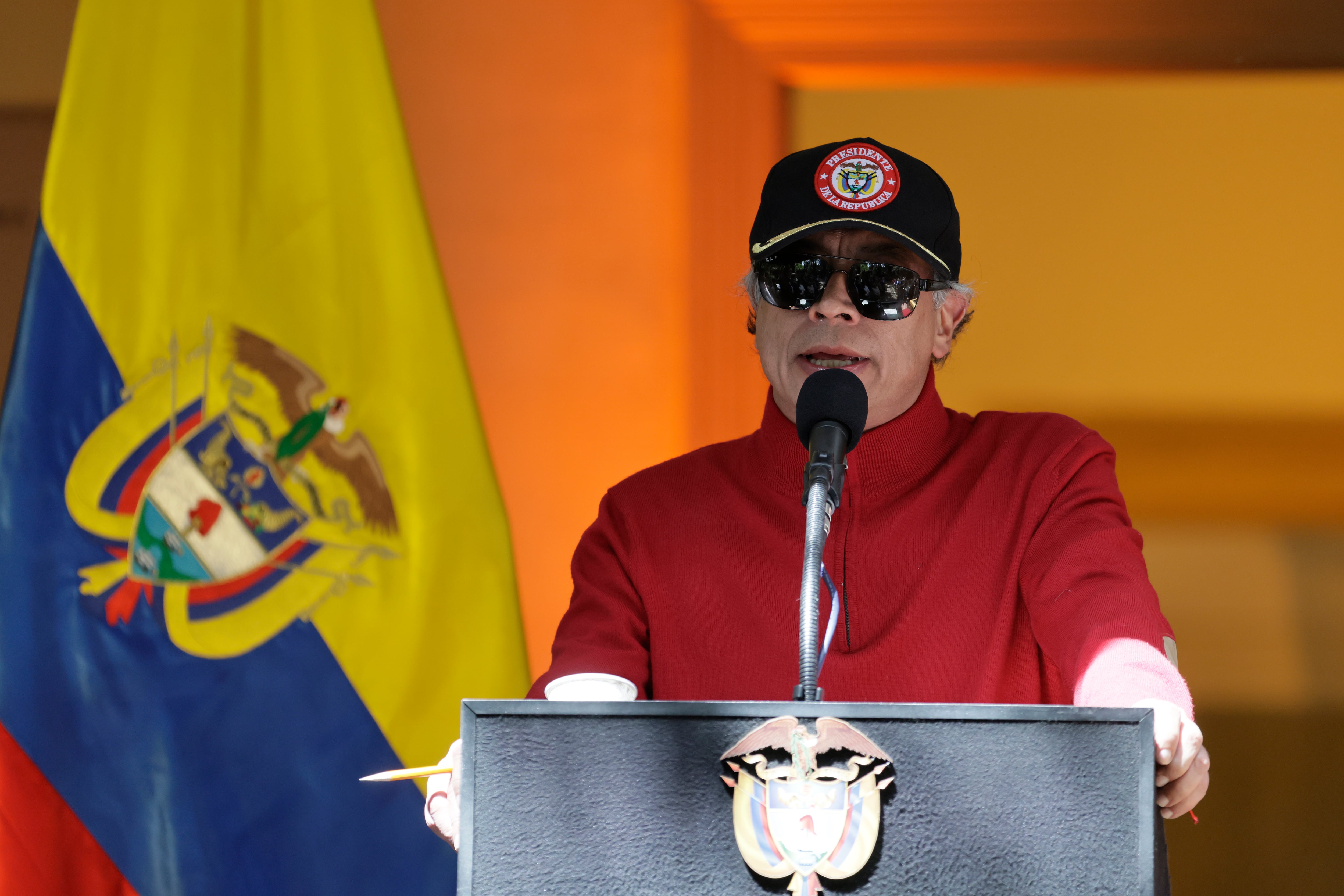Gustavo Petro, presidente de Colombia, se quejó en varias oportunidades de que en su gobierno se dedicó a pagar la deuda que le dejó Iván Duque - crédito Carlos Ortega/EFE