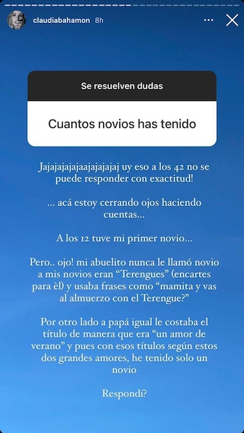 Tomada de Instagram @claudiabahamon