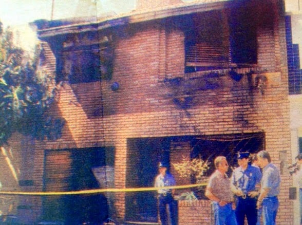 El chalet de los Bagnato fue rociado con combustible durante la madrugada del 17 de febrero de 1994. Solo Matías, de 16 años, consiguió escapar.