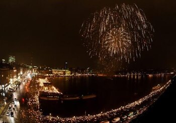 Feature, Feuerwerk
Olympia Bewerbung Hamburg 2024,