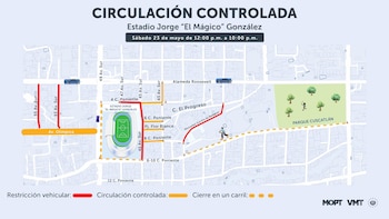El operativo de tránsito busca garantizar la protección de la población y evitar congestionamientos en las principales rutas de acceso al estadio./(VMT)