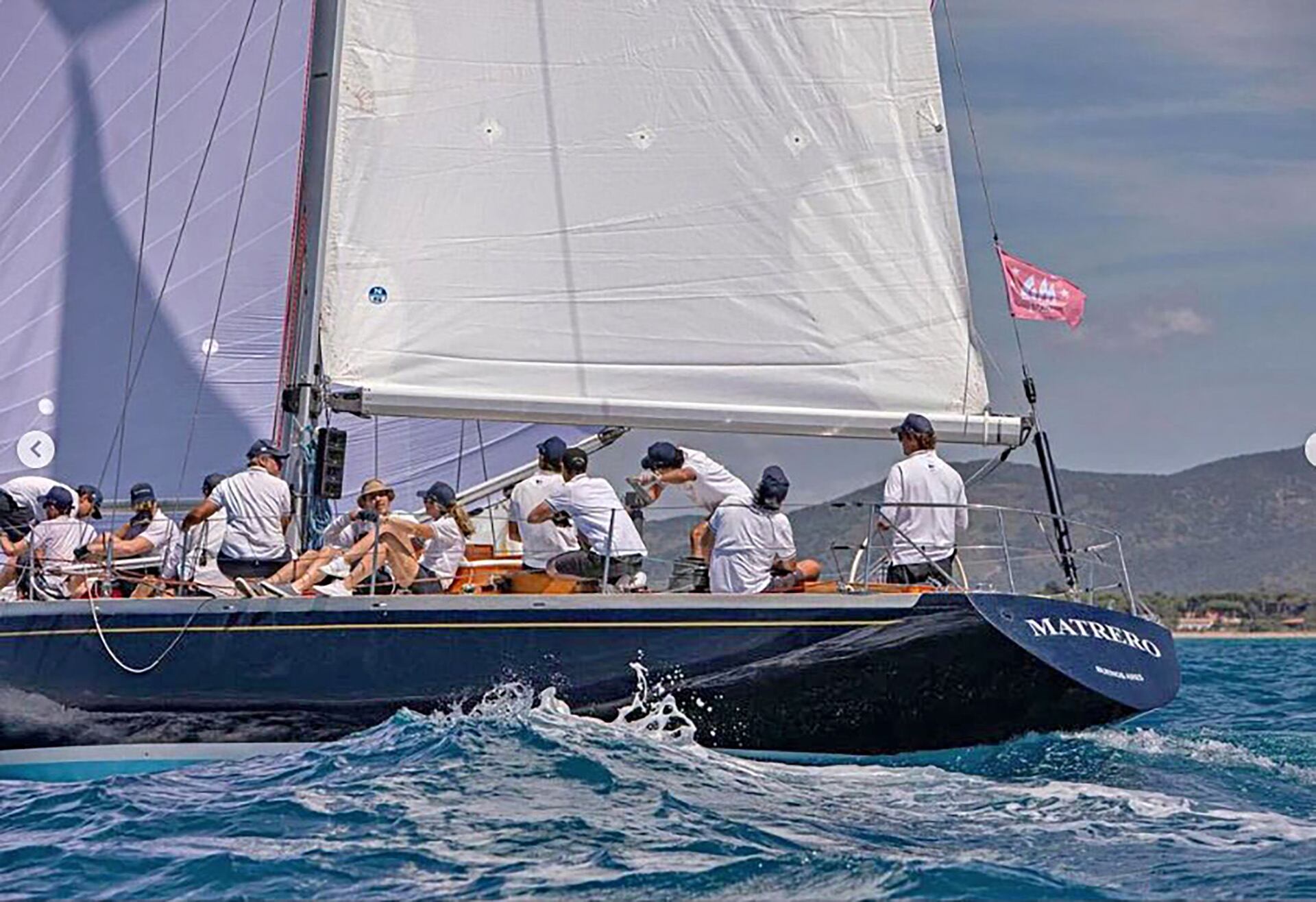 Matrero surcando el Mediterráneo (Gentileza Matrero)