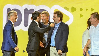 Mauricio Macri encabeza el acto del PRO en Parque Norte
