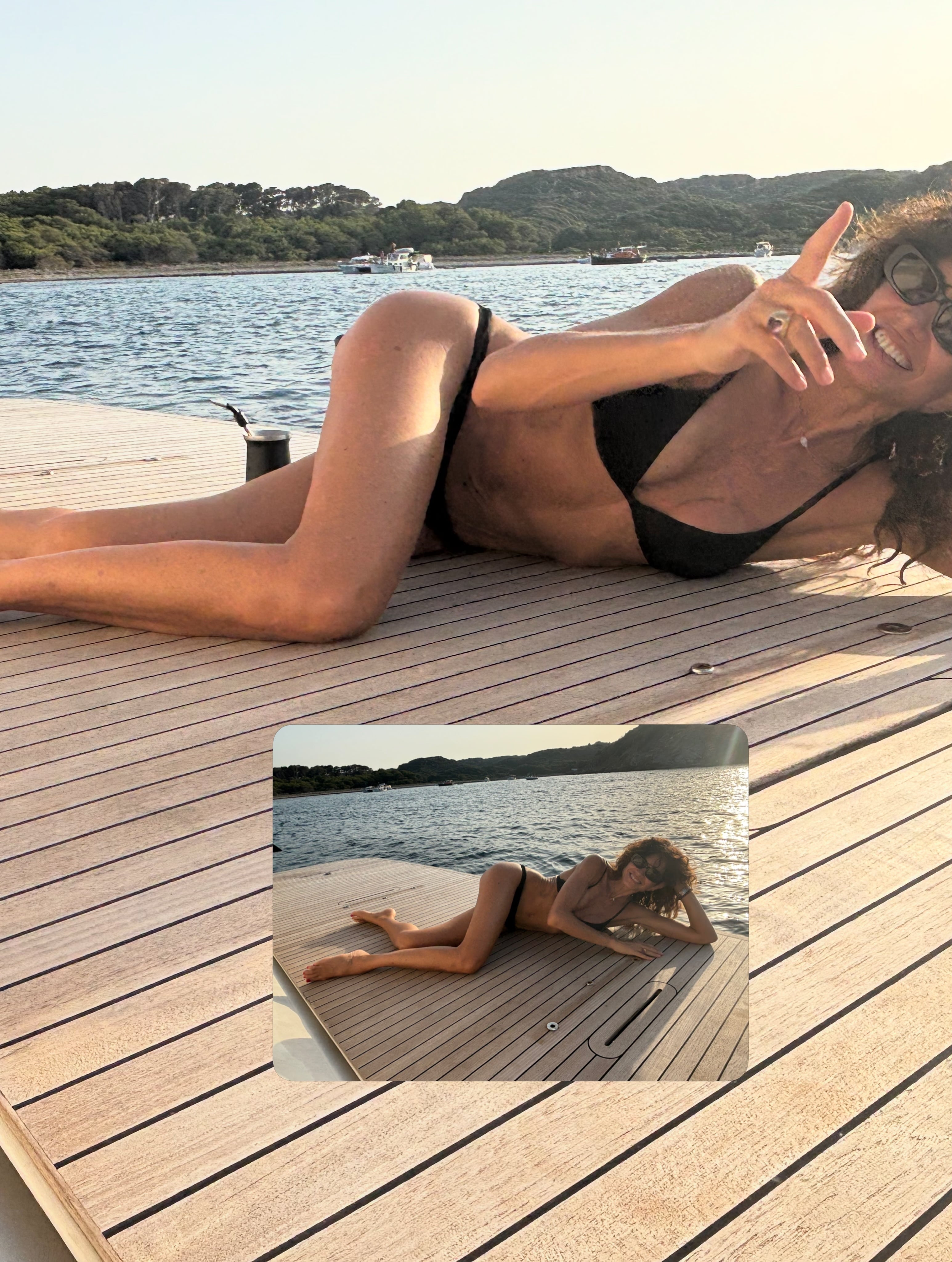Florencia Raggi compartió las fotos de sus días en Europa junto a Nicolás Repetto y su hija Renata (Instagram)
