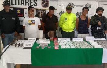 Los sindicados, al parecer, custodiaban