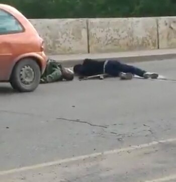 Durante varias horas hombres armados