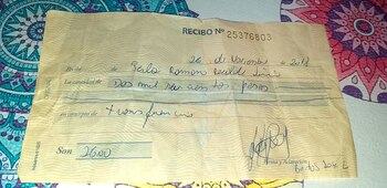 El adelanto que le dio