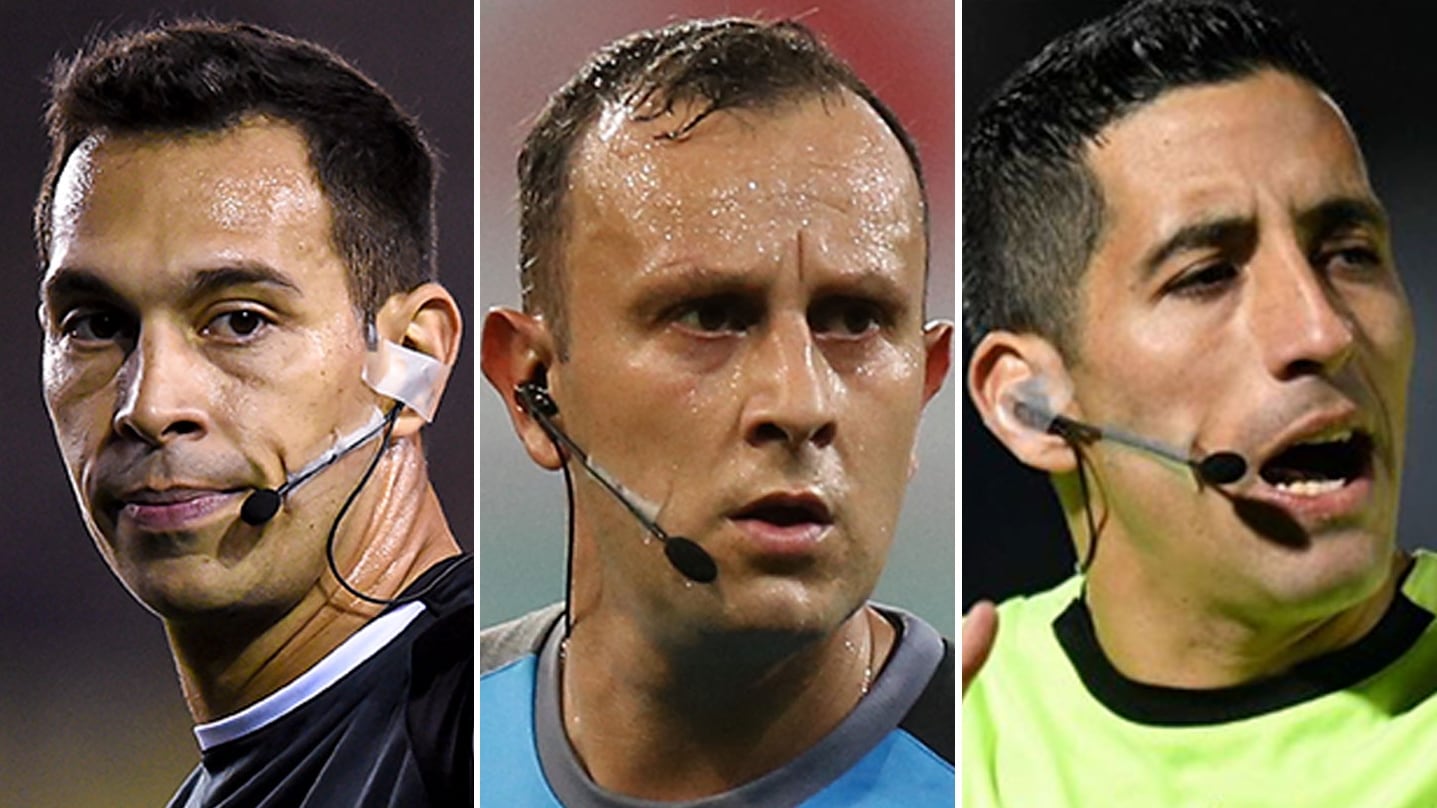 Facundo Tello, Darío Herrera y Yael Falcón Pérez