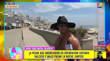 Gustavo Salcedo, visiblemente afectado, responde