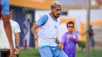 Paolo Guerrero se encuentra en pleno estado de forma, aunque no tiene ritmo de juego. - Crédito: Universidad César Vallejo.
