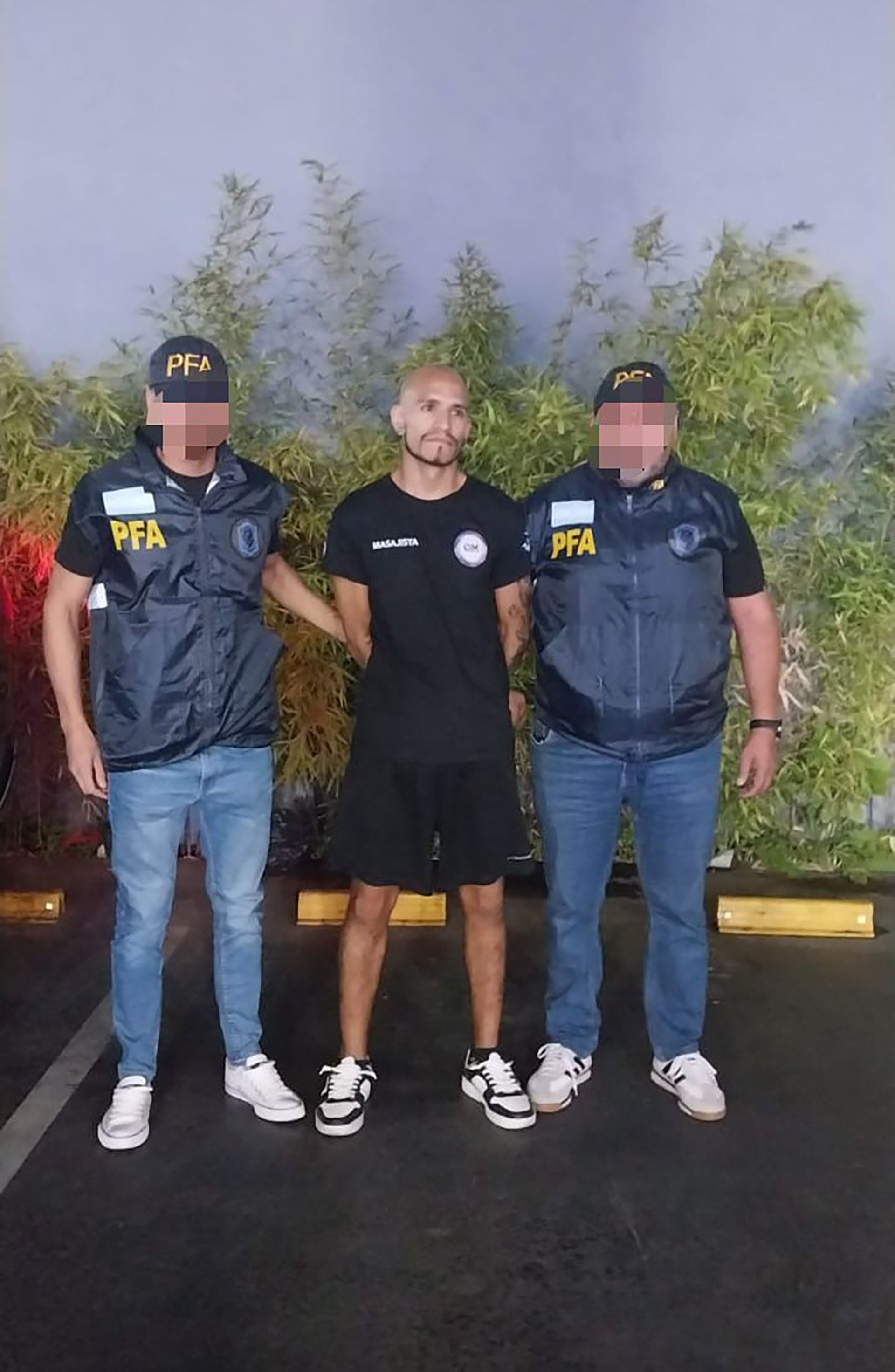 Tolomeo fue arrestado con su ropa de trabajo a la salida de un evento de boxeo amateur en Avellaneda