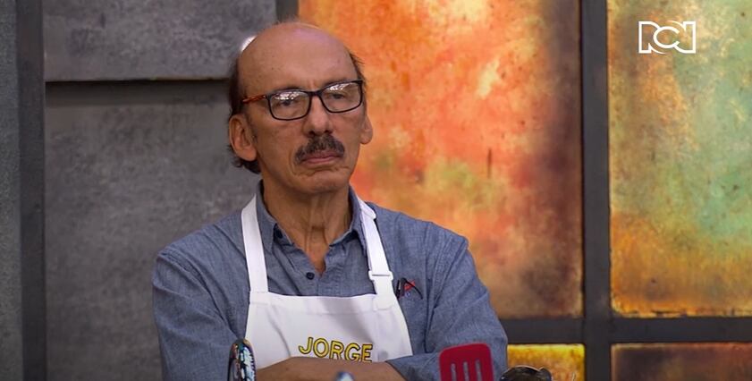 El actor se ha destacado en la temporada por su actitud y cruda sinceridad - crédito captura de pantalla del Canal RCN