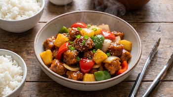 Receta fácil y rápida para preparar cerdo agridulce en casa