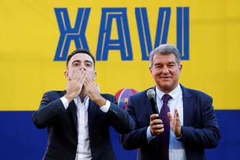 Xavi llegó para reemplazar a