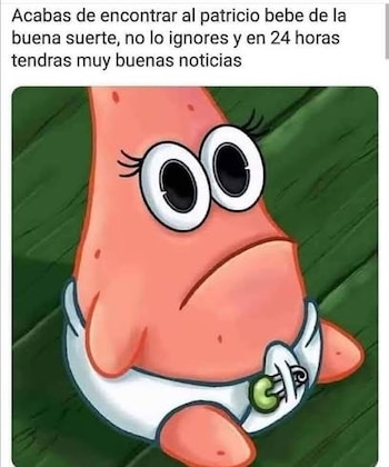 Bob Esponja - Patricio Estrella - memes - internet - tecnología - 18 de agosto