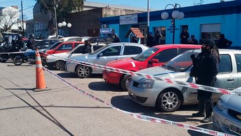 Los autos secuestrados.