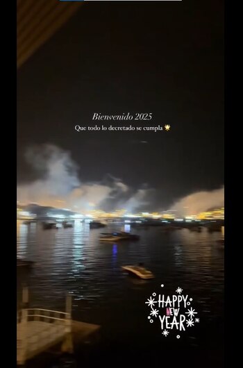 Ethel Pozo y su Año Nuevo 2025. IG: