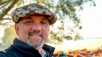 Nicolás Carlino, productor en Monte