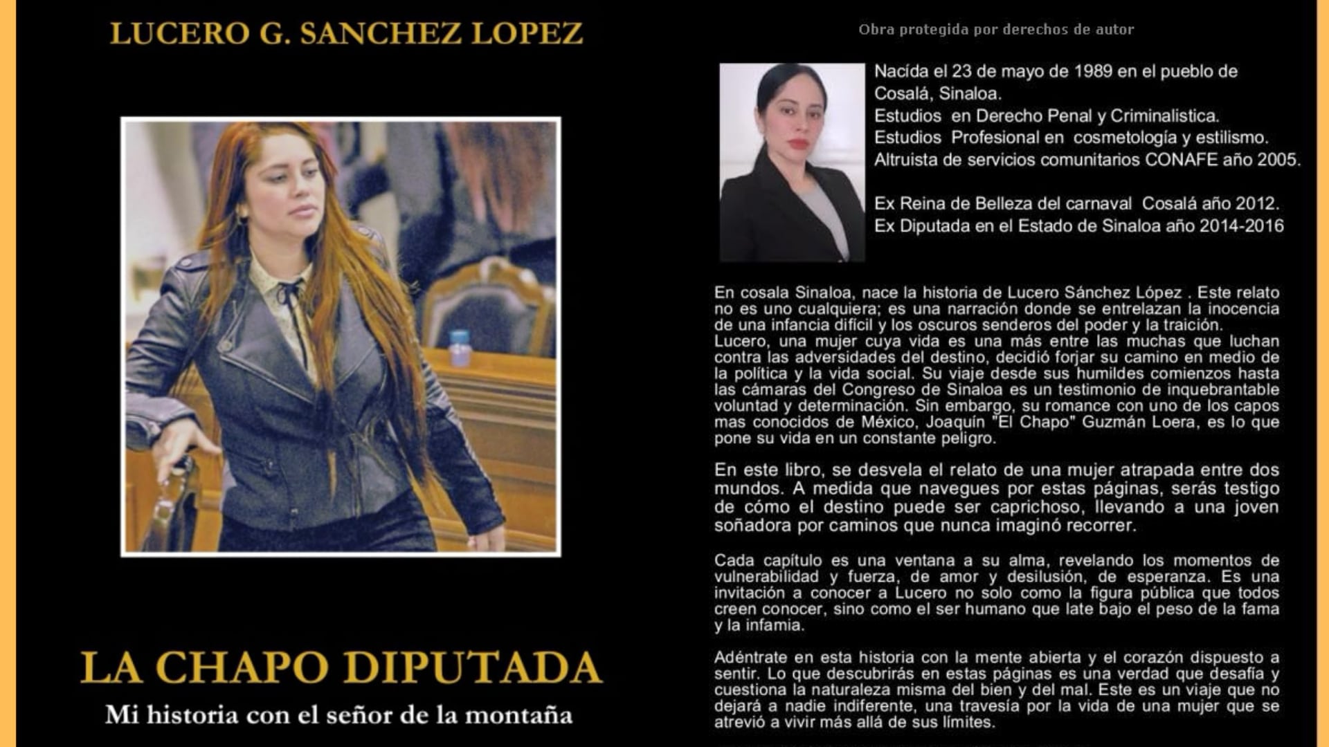 Lucero Sánchez López publicó su primer libro. (Captura de pantalla | Amazon)