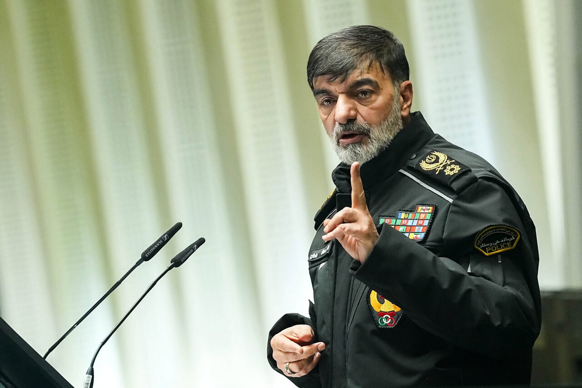 El jefe de la policía nacional del régimen iraní, Ahmad-Reza Radan