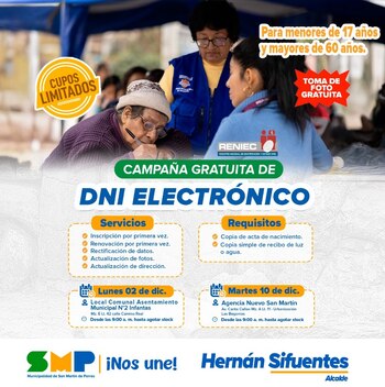 La campaña de DNI electrónico