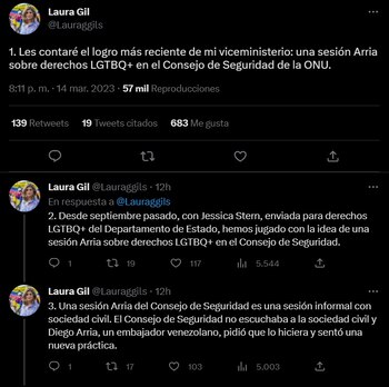 “La salida de Laura Gil