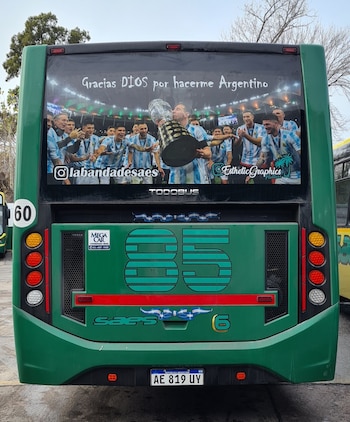 La imagen de Messi con