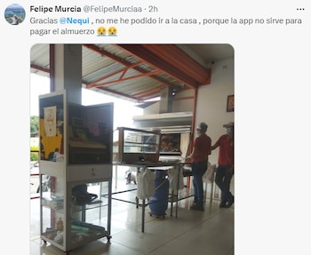 El usuario compartió la situación