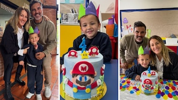 Con amigos y en el jardín: así fue el festejo de cumpleaños de Luca Cubero, el hijo de Mica Viciconte y Fabián Cubero