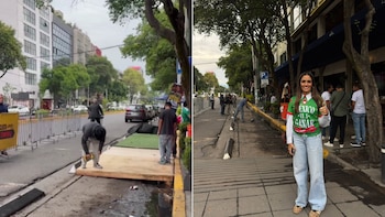 Semovi CDMX contradice a Alessandra Rojo de la Vega por permiso de mobiliario que invadía ciclovía