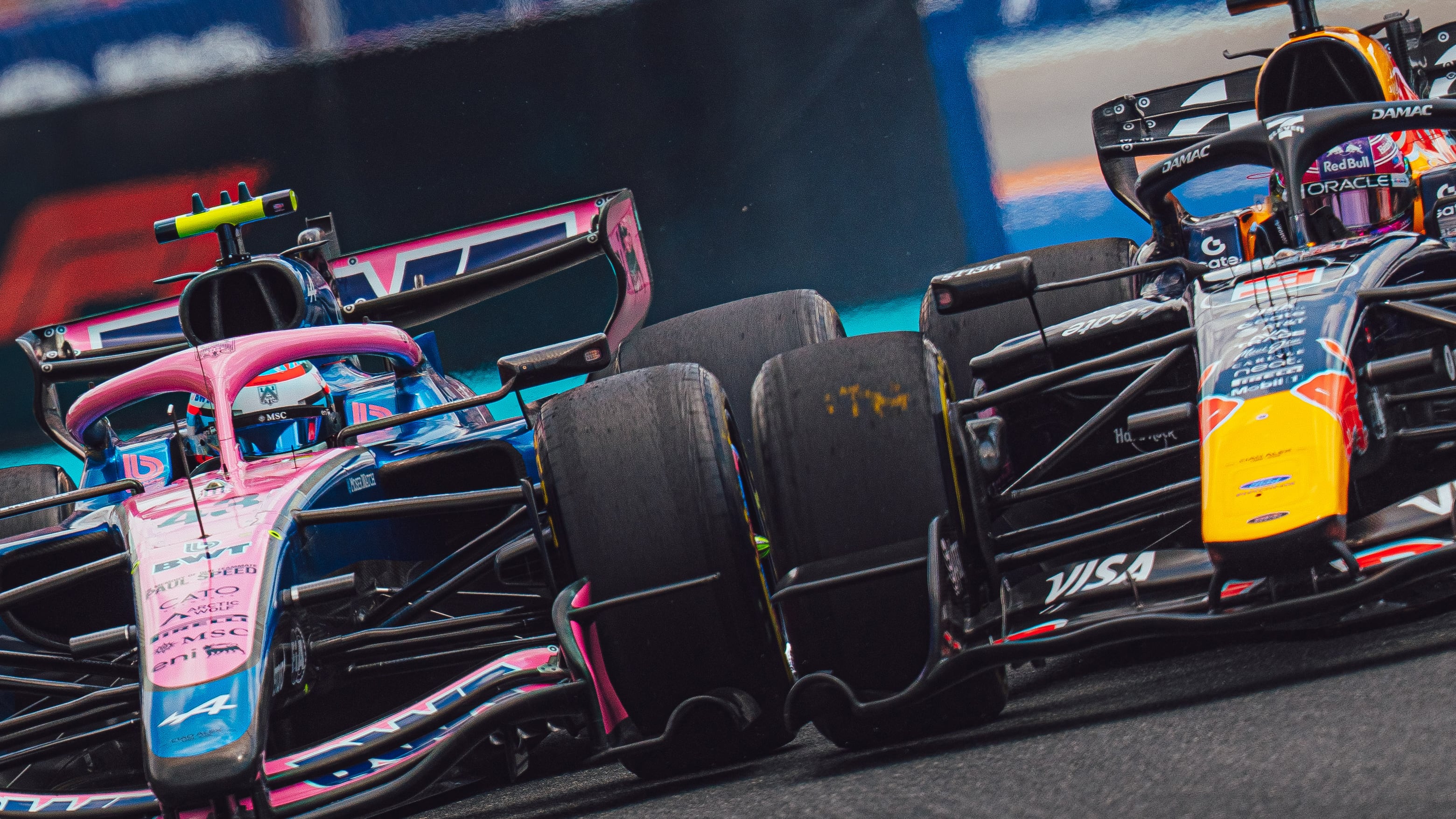 Colapinto con Verstappen