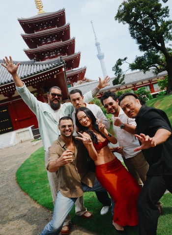 Los actores Jason Momoa, Noah Centineo y Andrew Koji, la actriz Callina Liang, el luchador profesional Cody Rhodes y el director Kitao Sakurai visitarán la Ciudad de México