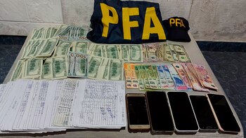 Elementos secuestrados en los allanamientos