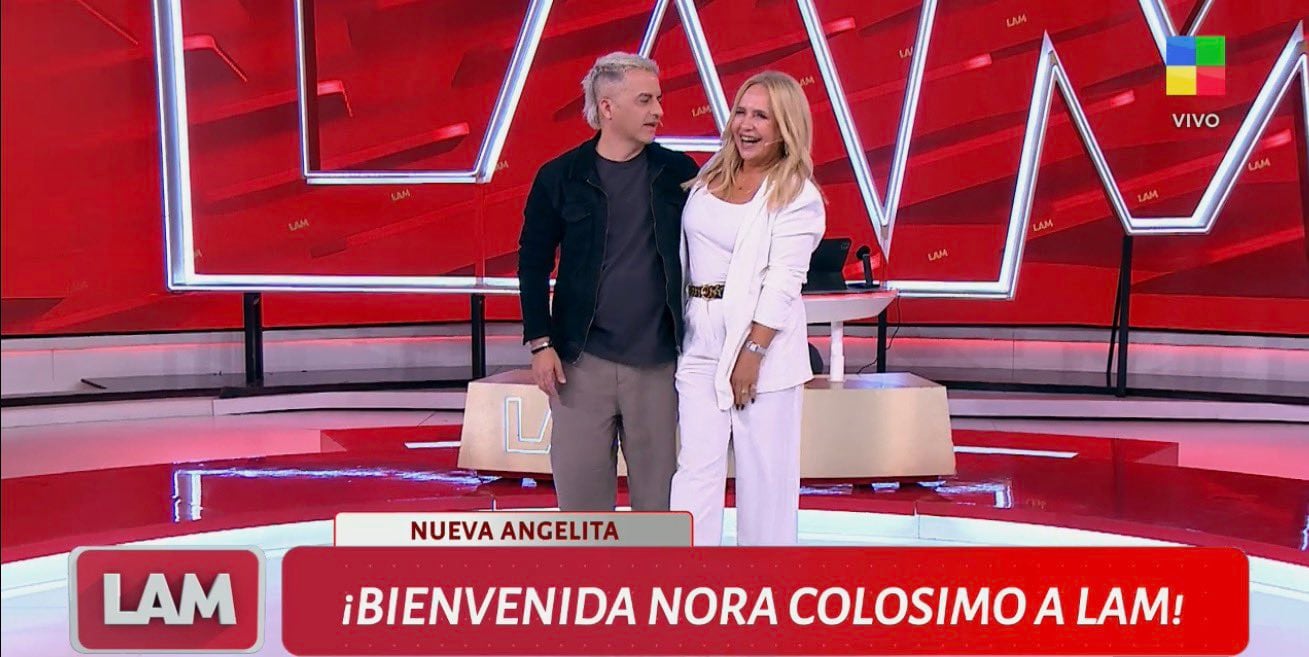 Nora Colosimo ocupará en LAM el lugar que dejó Juli Argenta durante su licencia por maternidad
