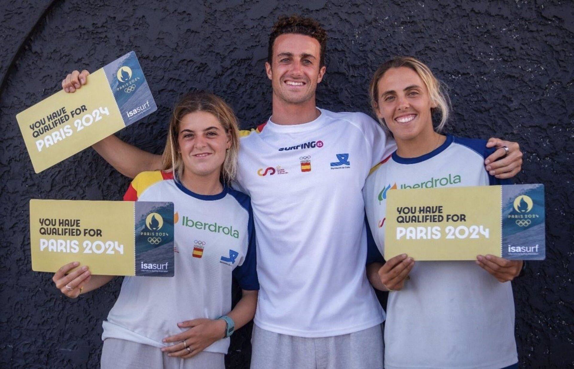 Andy Criere, Nadia Erostarbe y Janire Gonzalez Etxabarri. (WWW.FESURF.ES)