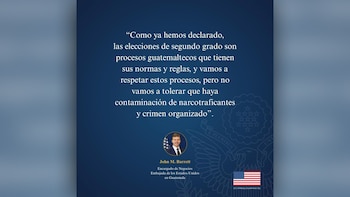 Mensaje del encargado de negocios