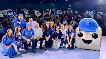 Presidenta de la Cámara de diputados visita municipio de Nuevo León en acto del PAN