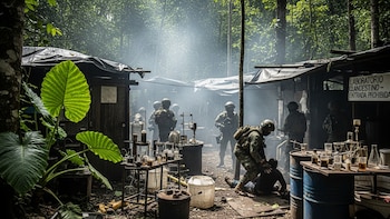 El Comando Sur destaca acción de Guatemala contra laboratorio ilegal