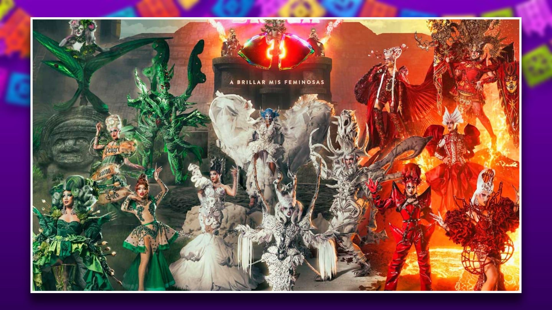 Día de Muertas en la Más Draga. Foto: (Captura de pantalla)