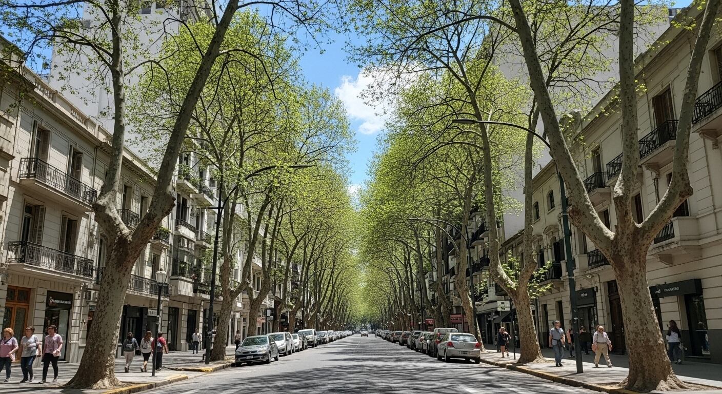 Una amplia avenida de una ciudad. (Imagen Ilustrativa Infobae)