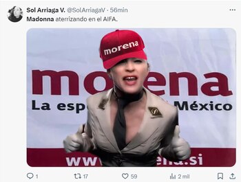 La supuesta llegada de Madonna