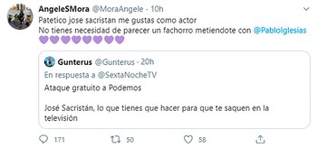 La intolerante reacción de los