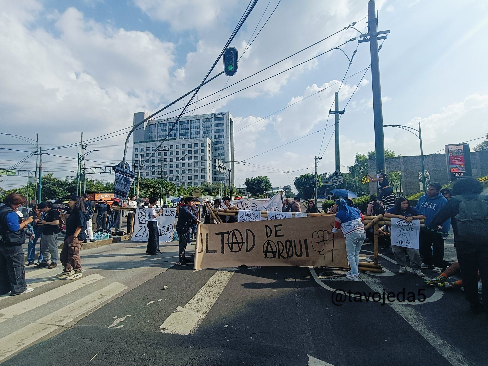 La manifestación y protesta ocurrió el lunes 20 de octubre. Foto: Facebook/TlalpanVecinos.