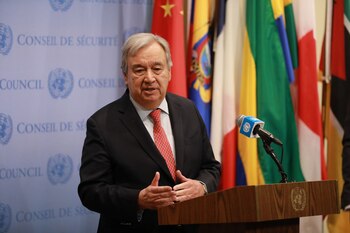 António Guterres, secretario general de
