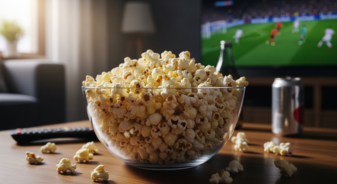 Preparadas en casa con aceite de coco o de aguacate, las palomitas de maíz aportan fibra, antioxidantes y saciedad por menos de 110 calorías por porción, sin los aditivos que contienen las versiones industriales de microondas o de cine. (Imagen Ilustrativa Infobae)