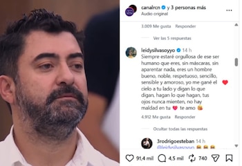 El mensaje de Leidy Silva, esposa de Iván Marín, se destacó en redes sociales al expresar abiertamente su orgullo y afecto por el comediante luego del episodio más tenso de la noche - crédito captura de pantalla @canalrcn @leidysilvasoyyo / Instagram