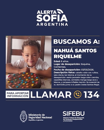Nahuá Santos Riquelme - Alerta Sofía