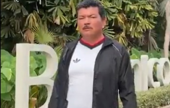 El ex funcionario apareció en un video en redes sociales. (Impresión de pantalla video)